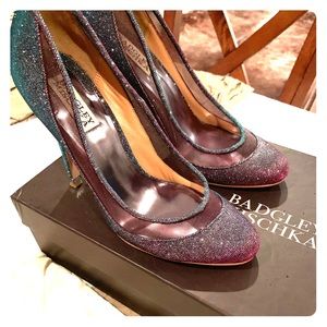 Badgley Mischka Myria Heels ✨💜💙💖